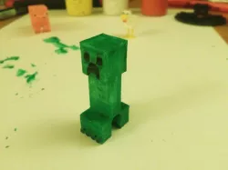 Minecraft well-scaled creeper
