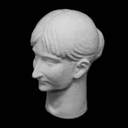 Márta Károlyi bust in Deva, Romania
