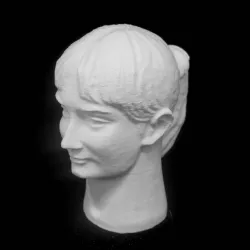 Nadia Comăneci bust in Deva, Romania