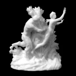 Pan Pursuing Syrinx at The Fine Arts Museum in Brussels, Belgium