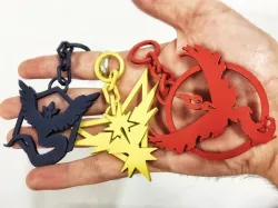 Pokemon Go Keyrings