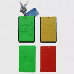 POKEMON - PIKACHU - ID card holder Credit Card Bus card case keyring