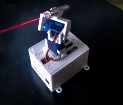 Portable remotely controlled LASER POINTER