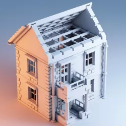 Printable Architecture Kit House 1
