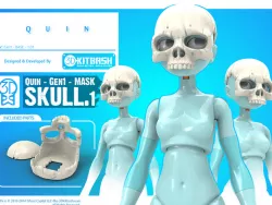 Quin G1: Skull Mask - 3DKitbash.com