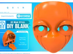 Quin G2 Head Style: DIY Blank Face - 3DKitbash.com