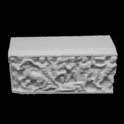 Sarcophagus (without lid) at The Getty Villa, Los Angeles