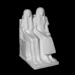 Seated Statue of Maya and Meryt