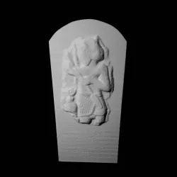 Shihan Stele, Stele representing a warrior from the land of Moab at The Louvre, Paris