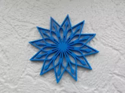 Snowflake blue