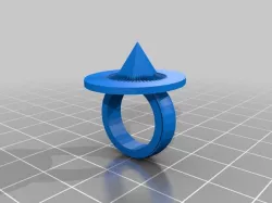spike ring band 20x20 mm