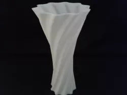 Spiral texture vase