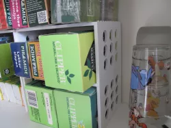 Stackable tea shelf