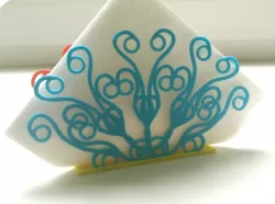 Stand for napkins "Peacock Tail"