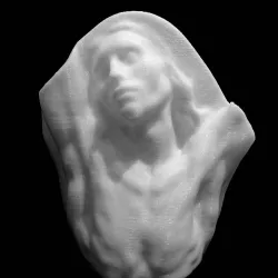 Study for the Head of Christ of The Human Passions at The Museum of Fine Arts in Ghent, Belgium