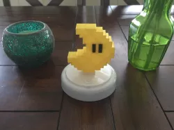 Super Mario 16 Bit Moon Night Light