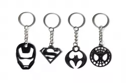 Superhero Keychains