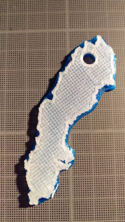 Sweden keychain