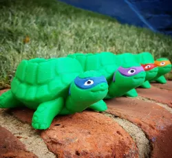 Teenage Mutant Ninja Turtles-inspired Turtle Planter!