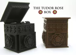 The Tudor Rose Box (with secret lock)