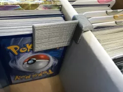 Trading card box divider
