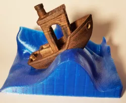 Wave stand for the #3DBenchy - The jolly 3D printing torture-test
