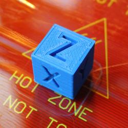 XYZ 20mm 3D printer Calibration Cube