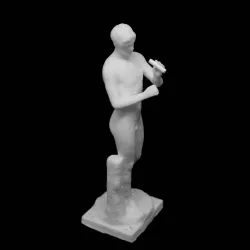 Youth Playing Flute at The State Hermitage Museum, St Petersburg
