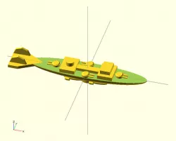 1/1200 Aeronef compatible flying warships