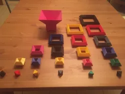 3D cube puzzle toys