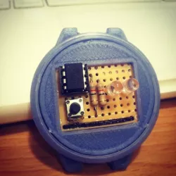 3D Printed Binary Watch
