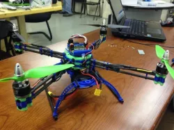 3D Printed & Carbon Fiber QuadCopter