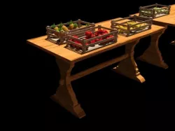 A fruit market / table