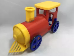 Balloon Powered Single Cylinder Air Engine Toy Train