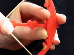Bow and Arrow - Shoot an arrow / Valentines Day Heart Arrow up to 5 metres!