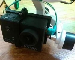 Camera holder for SJcam SJ5000 and gimbal Walkera G2d or G-2d