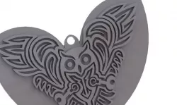 Celtic Owl - pendant/Keychain/earring