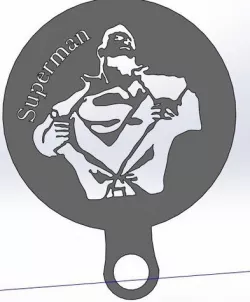 Coffee Stencil - Superman