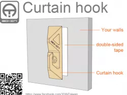Curtain hook