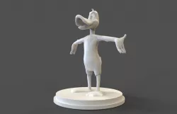 Daffy Duck low poly