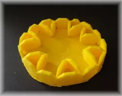 Easter tray, labyrinthine designs