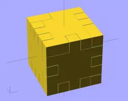 Ekobots - Wooden cube puzzle