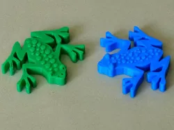 Frog - Easy print of a cartoon style Frog