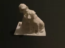 Girl with Dog