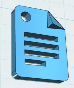 Google Docs Icon Charm