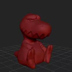 grumpy tRex