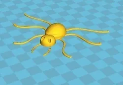 Halloween Spider printed with flexible filament