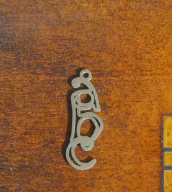 Harrington Font Earring "abc"