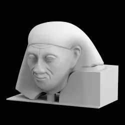 Head from statue of old man, possibly Mentuemhat