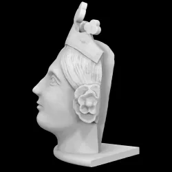 Head from the figurehead of a Spanish prison Hulk